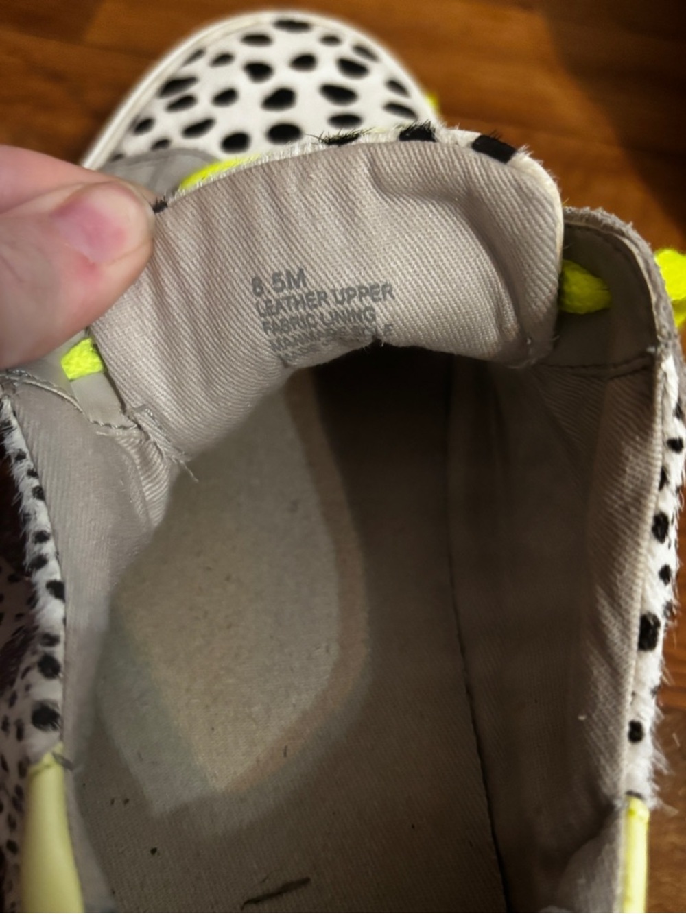 Gianni Bini animal print fashion sneakers - Picture 6 of 7